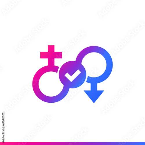 sex icon with gender symbols