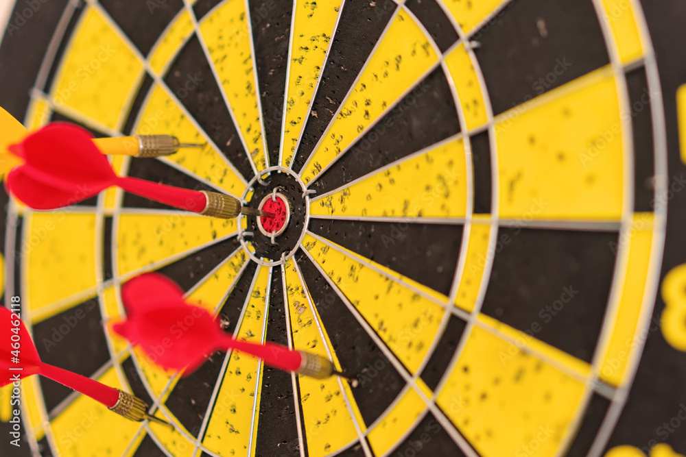 circle-target-for-shooting-on-dart-board-aiming-to-succes-comes-after