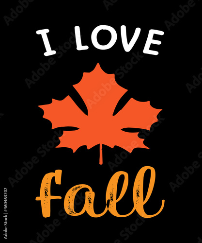 I love fall t shirt design,autumn t shirt design,autumn vibes t shirt,fall vector t shirt design photo