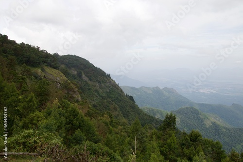 view from the top of a hill © Sridhar