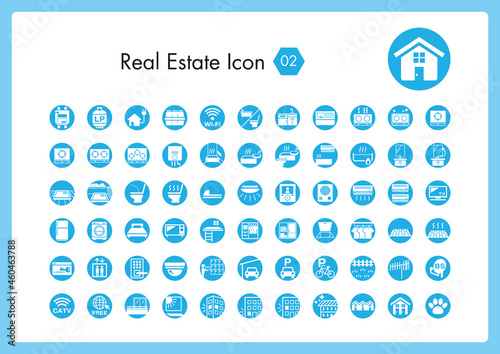 不動産　設備アイコン　Real Estate Icon 02