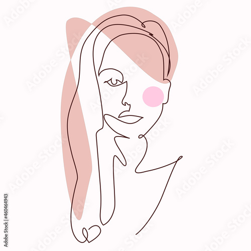 Women in lines abstraction