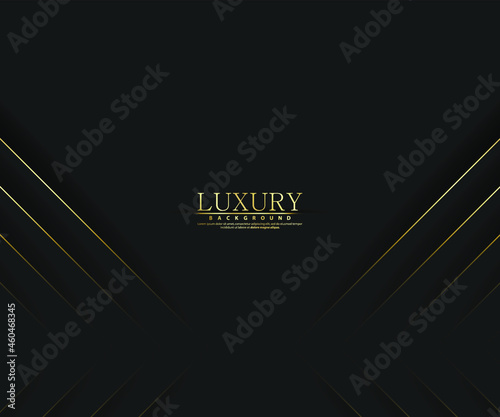 Premium background. Abstract luxury pattern. Gold glitter stripes background. Abstract gold line texture. Black pattern vector illustration.