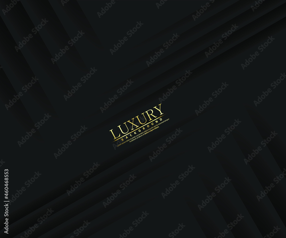 Obraz premium Premium background. Abstract luxury pattern. Gold glitter stripes background. Abstract gold line texture. Black pattern vector illustration.