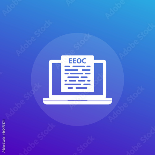 Equal Employment Opportunity Commission, EEOC icon, vector