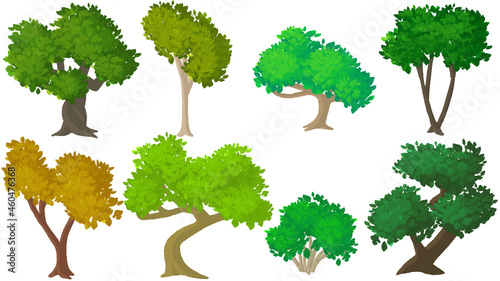 Variety of trees asset pack