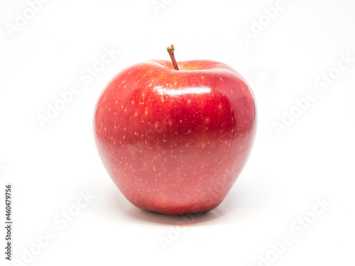 red apple isolated on white