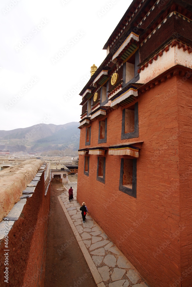 チベット・アムド地方のラプラン寺