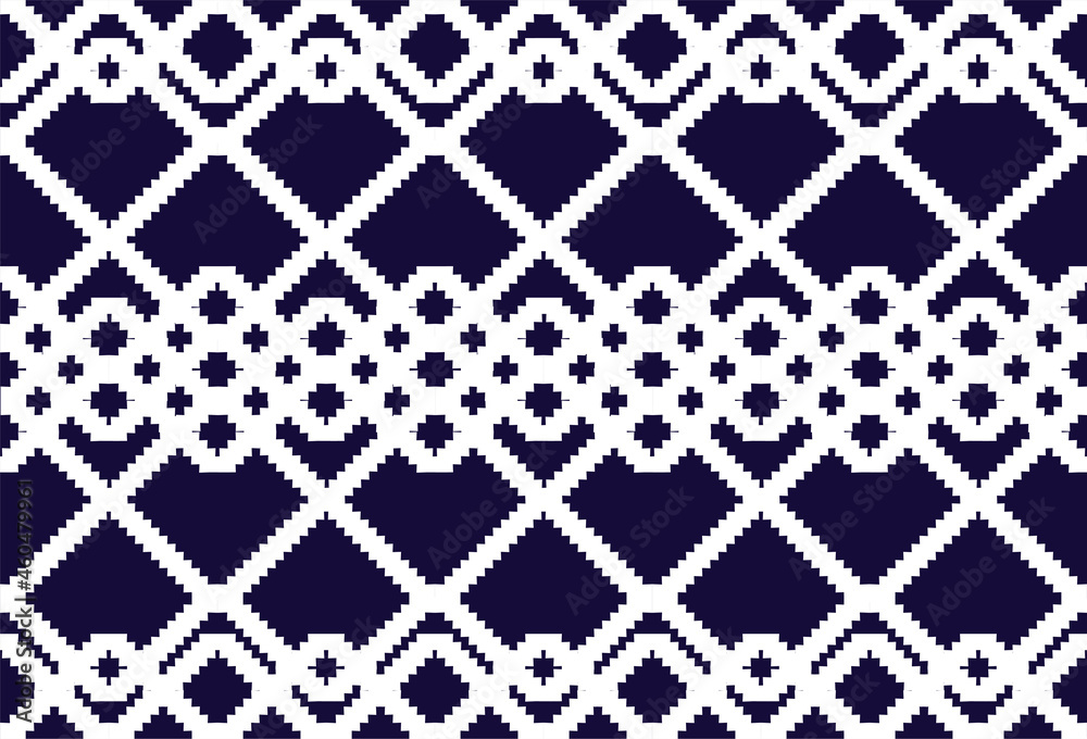 Fototapeta premium 21091804 retro colored tribal vector seamless pattern