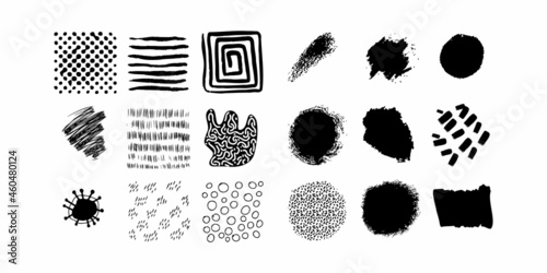 Abstract clip art vector elements. Use for prints, textile, posters, greeting and business cards, banners, post cards, icons,templates and other graphic designs.