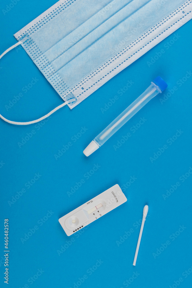 Express antigen test for coronavirus covid 19 selfcheck at home