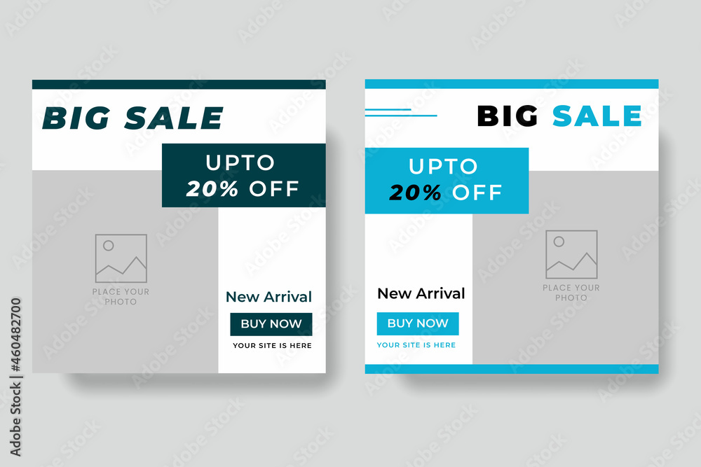 Modern Social Media banner template can be edited. Anyone can use this design easily. Promotional web banners for social media. Elegant sale and discount promo - Vector. Modern Social Media banner template can be edited. Anyone can use this design easily. Promotional web banners for social media. Elegant sale and discount promo - Vector.