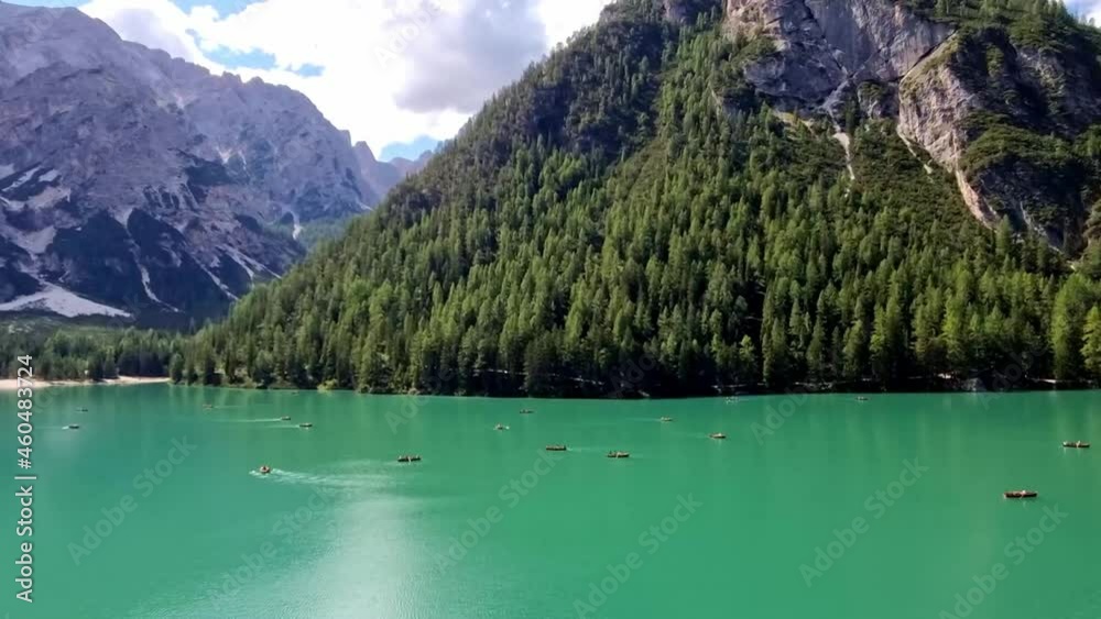 Hiking Around Lake Braies Dolomites South Tyrol Hiking Around Lake Braies Dolomites South Tyrol