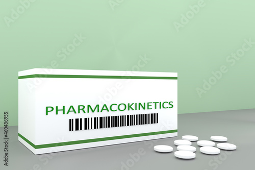 PHARMACOKINETICS - pharmaceutical concept photo