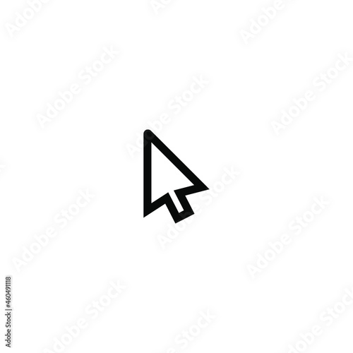 Cursor icon isolated on white background vector