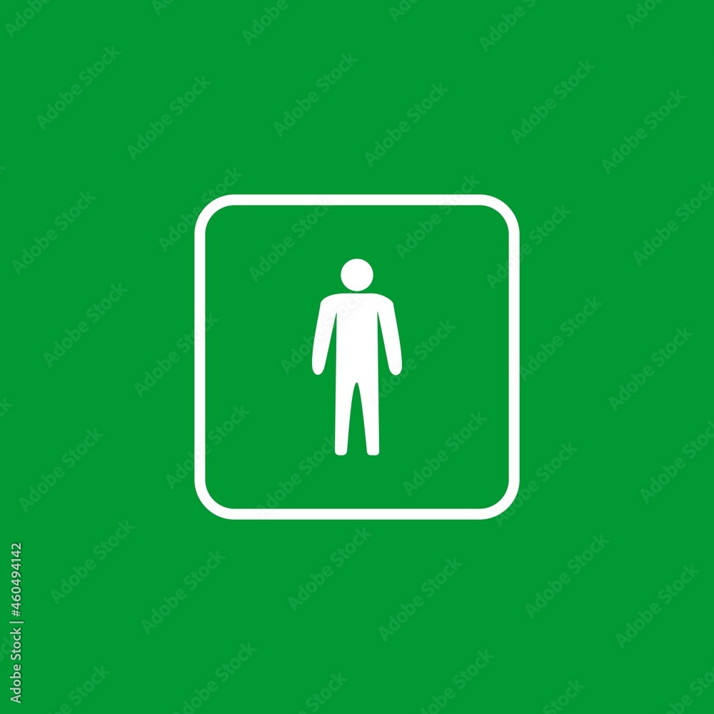 man room sign icon, man toilet sign icon, man restroom symbol vector man room sign icon, man toilet sign icon, man restroom symbol vector