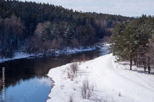 river in winter