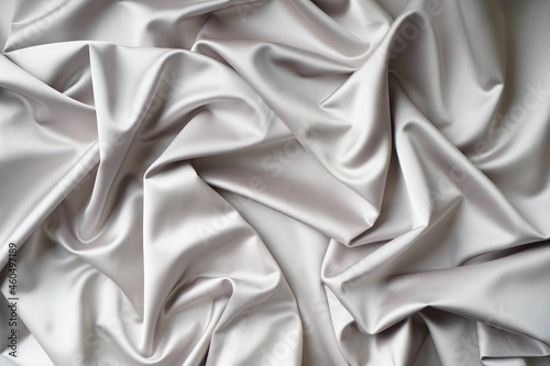 Creamy satin textile cloth background texture