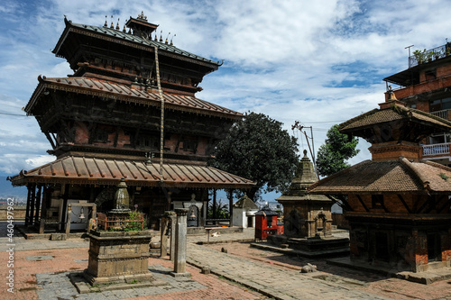 Bagh Bhairab Temple is a historic Hindu temple dedicated to the incarnation of Shiva as a tiger in Kirtipur, Kathmandu, Nepal.