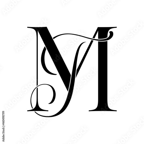 mt, tm, monogram logo. Calligraphic signature icon. Wedding Logo Monogram. modern monogram symbol. Couples logo for wedding