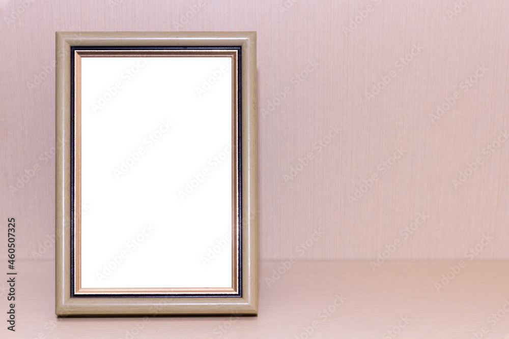 Fototapeta premium frame poster on table. Place for image