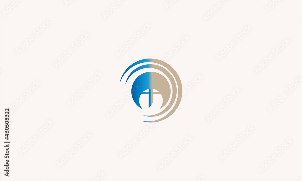 abstract background with circles company logo and vector file template abstract background with circles company logo and vector file template