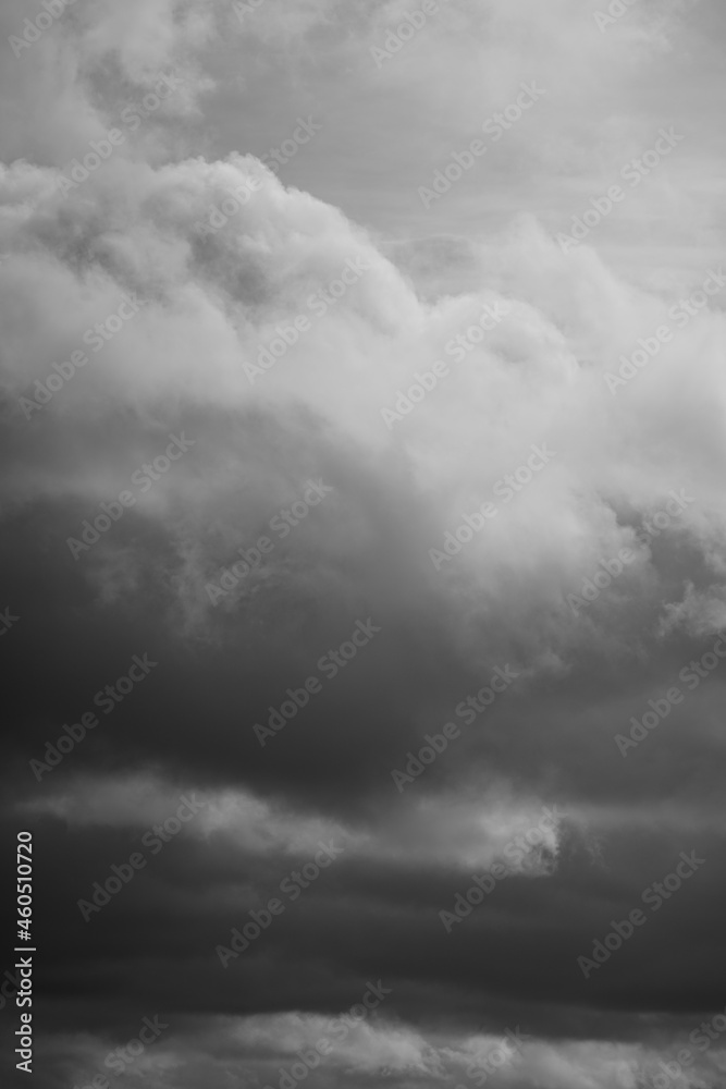 Wolken Bild bei stürmischem Wetter zur Zeit im Herbst
