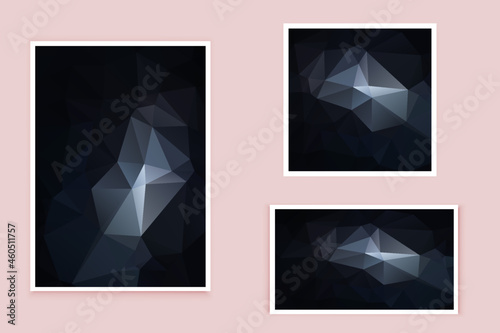 abstract textured polygonal background vector. Blurry triangle design. The pattern can be used for the background.	