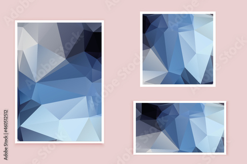 abstract textured polygonal background vector. Blurry triangle design. The pattern can be used for the background.	