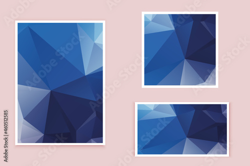 abstract textured polygonal background vector. Blurry triangle design. The pattern can be used for the background.	