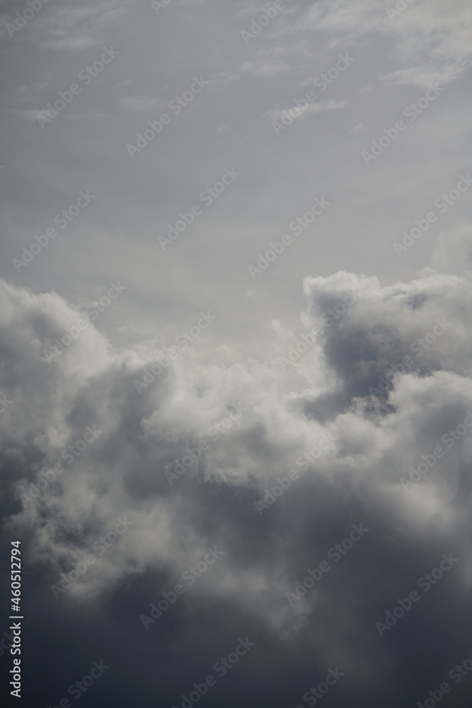 Wolken Bild bei stürmischem Wetter zur Zeit im Herbst