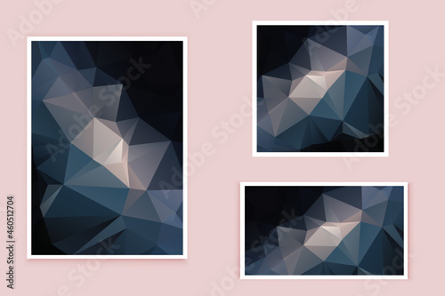 abstract textured polygonal background vector. Blurry triangle design. The pattern can be used for the background.	