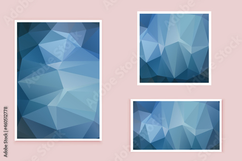 abstract textured polygonal background vector. Blurry triangle design. The pattern can be used for the background.	