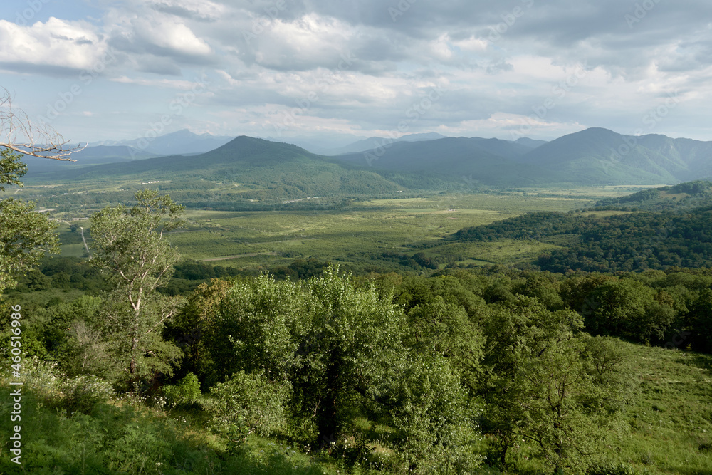 Obraz premium Caucasian State Natural Biosphere Reserve named after Kh.G. Shaposhnikov. Lago-Naki plateau. Russia.