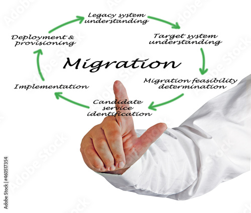 Process of migration from legacy system