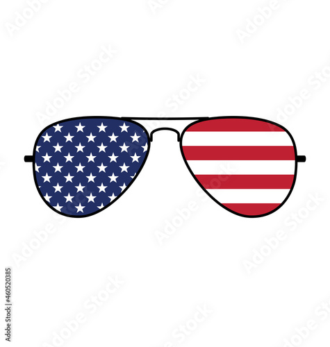 cool aviator sunglasses with usa flag