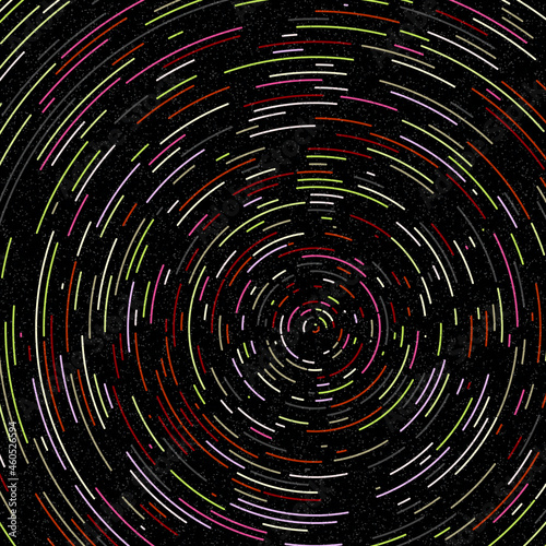 Colorful Universe Distribution Computational Generative Art background illustration