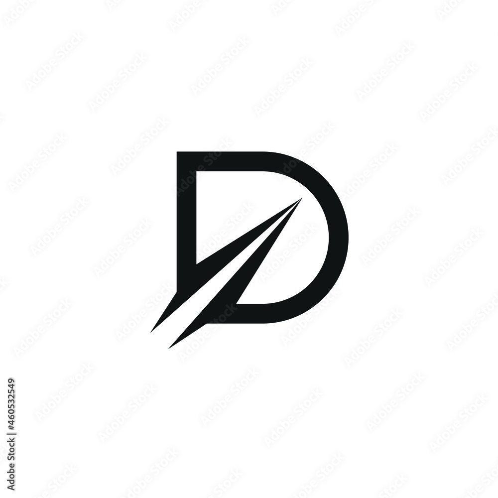 Initials Letter D Vector Logo Design Template Arrow Concept Of Accounting Business Symbol Initials Letter D Vector Logo Design Template Arrow Concept Of Accounting Business Symbol