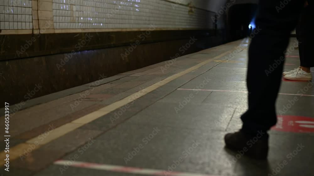 blurred image people in the subway rushing the subway train rides. High quality 4k footage blurred image people in the subway rushing the subway train rides. High quality 4k footage