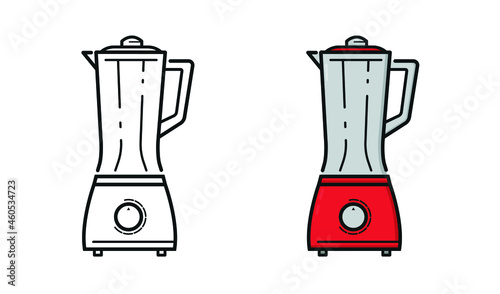 Icons of blenders for mashing food