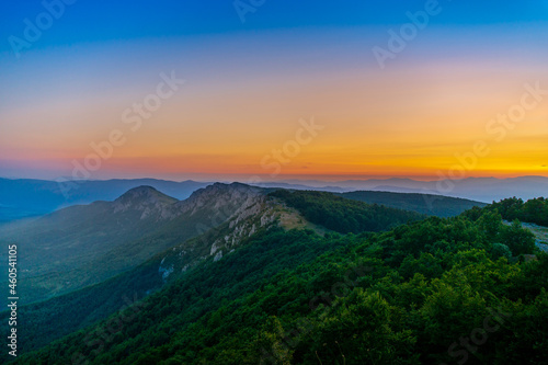 Sunset at the mountain © dejanvuckovic