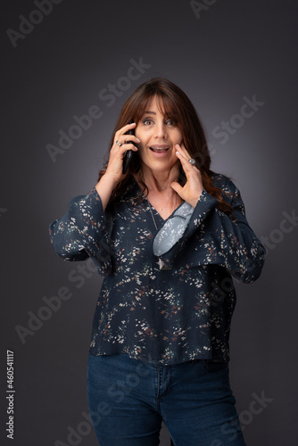 woman talking on the phone