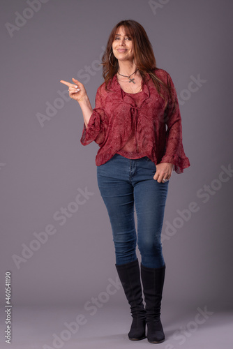 full body portrait of a woman