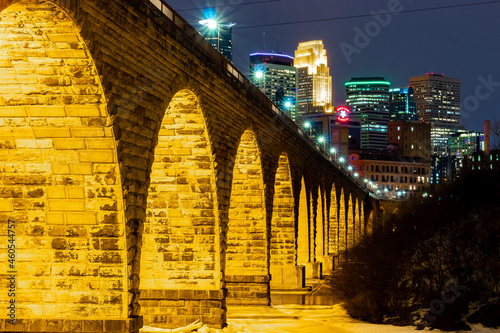 Foto Stone arch bridge minneapolis mn