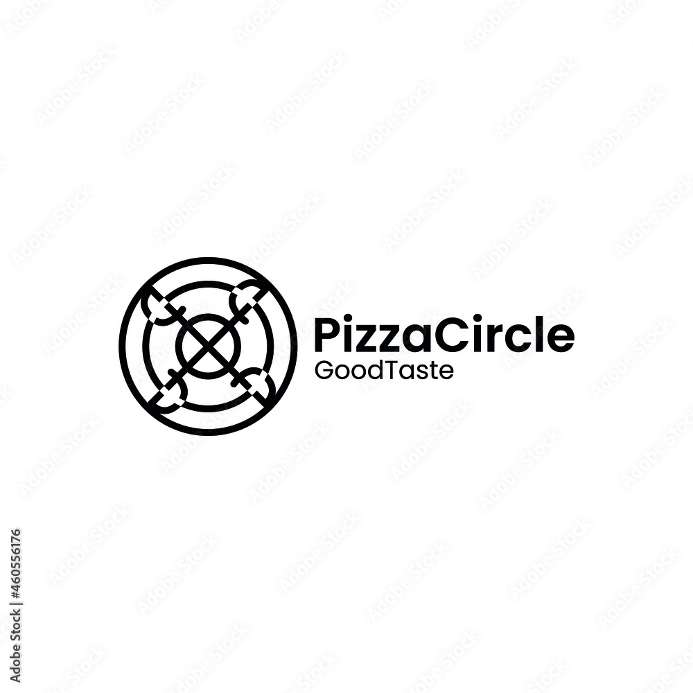 Minimalist Logo Pizza Minimalist Logo Pizza