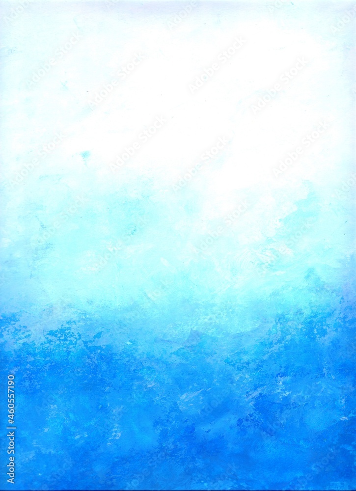 This is my own abstract blue artwork made using acrylic painting on canvas.