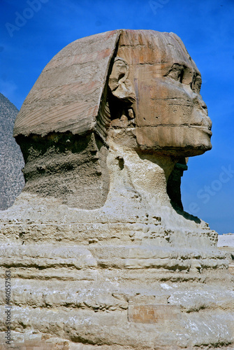 Esfinge nas Pirâmides de Gizé. Cairo. Egito. photo