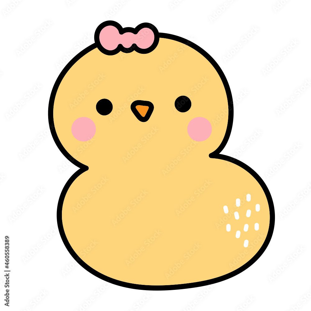 Obraz premium baby duck doodle 