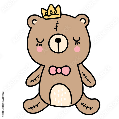 teddy bear doll doodle 