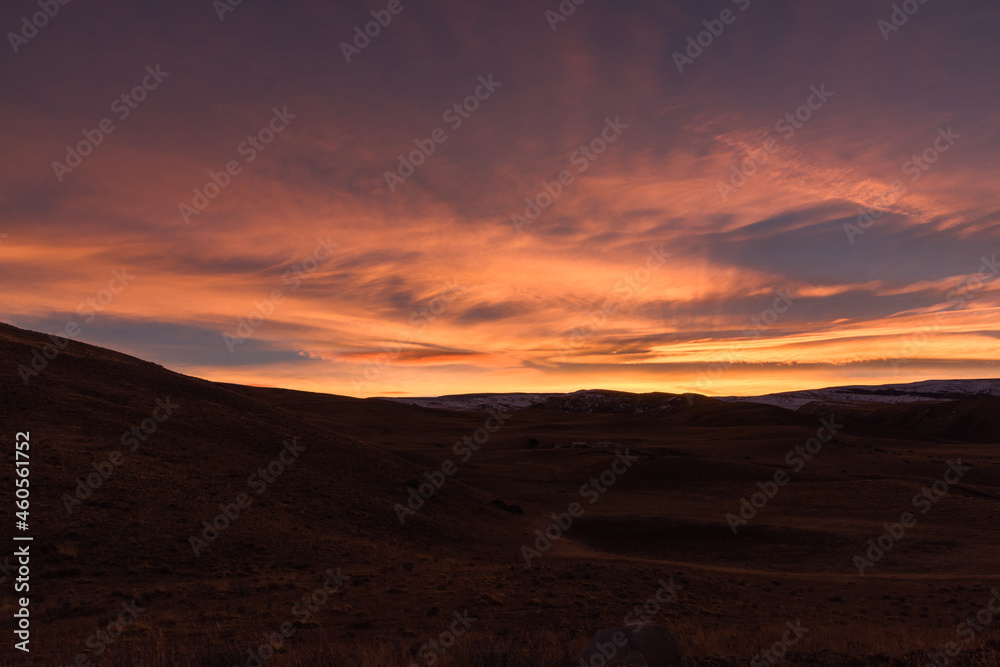 Spectacular sky image. Space concept. Stunning sunrise and sunset cloudscape.